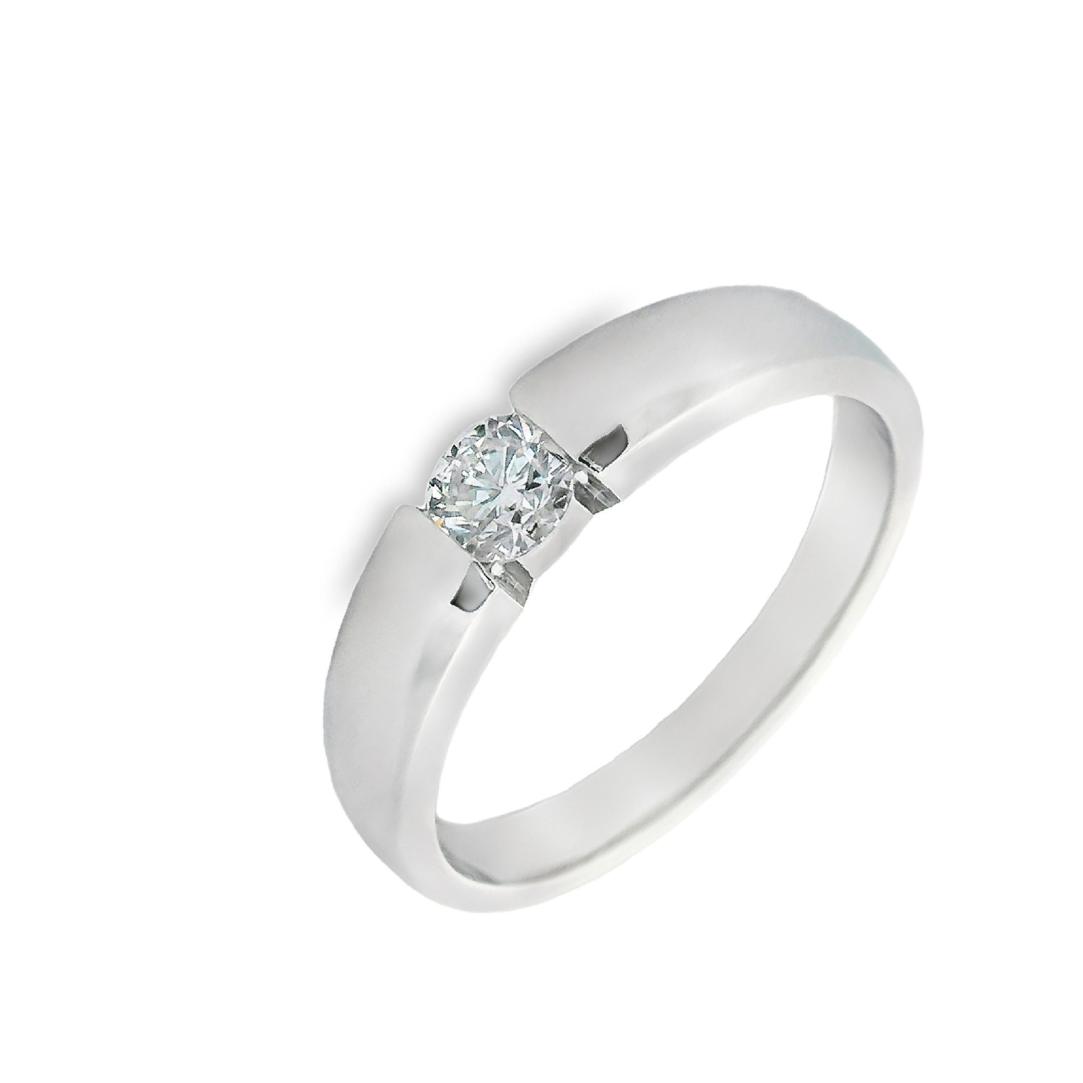 Deze prachtige ring van Louis Bros is vervaardigd uit 14 karaat witgoud (3.71gr) en is gezet met 1 briljant geslepen diamanten met een totaalgewicht van 0.25 crt. Een witgouden ring straalt een tijdloze elegantie uit, terwijl het enkele diamantje een prachtige sprankeling toevoegt. Deze ring is perfect voor iemand die houdt van een subtiele en verfijnde stijl. Het witgoud en de schitterende diamant vormen samen een betoverend sieraad dat de aandacht zal trekken. Of het nu als cadeau is of gewoon om jezelf te verwennen, deze ring is een prachtige keuze die altijd in de mode zal blijven.

Verkrijgbaar vanaf 0.05crt .
Leverbare goudkleuren: 14/18kts geelgoud, 14/18kts witgoud, 14/18kts roségoud en alle bicolor combinaties.
